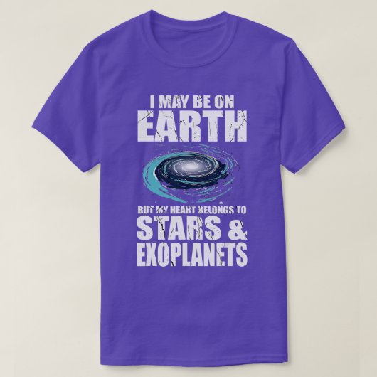 私のハートは星系外惑星系外惑星Astに属している Tシャツ (デザイン正面)