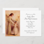 私のハートは最初の交信を受け取る 招待状 (正面/裏面)