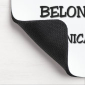 私のハートは機械工学者に属します マウスパッド (コーナー)