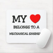 私のハートは機械工学者に属します マウスパッド (マウス)