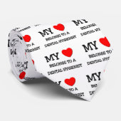 私のハートは歯科衛生士に属します ネクタイ (ロール)