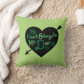 私のハートは氏のハートの矢の枕にDarcy属します クッション (ブランケット)