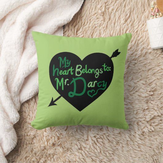 私のハートは氏のハートの矢の枕にDarcy属します クッション (ブランケット)