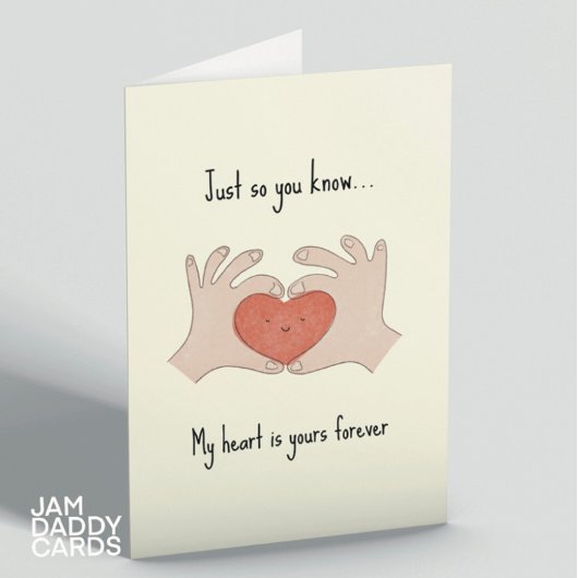 私のハートは永遠に君のものだ カード