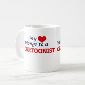 私のハートは漫画家だ コーヒーマグカップ (正面左)
