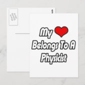 私のハートは物理学者だ ポストカード (正面/裏面)