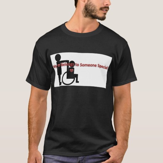 私のハートは特別な誰かに属します Tシャツ (正面)