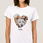 私のハートは犬好きのペットの写真Tシャツだ<br><div class="desc">こ運このペットフォカスタムト犬の恋人シャツと一緒に行く所で君と友最高の人!犬の愛人、犬の母と犬のパパ!私は私の犬を愛する上のおもしろいひねり、このシャツの引用文"私のハートは属する" ... あなたの犬の写真と名前お気に入りのでパーソナライズ。COPYRIGHT © 2020 Judy Burrows, Black Dog Art - All Rights Reserved.私のハートは犬好きのペットの写真Tシャツだ</div>