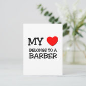 私のハートは理容師 ポストカード (スタンド正面)