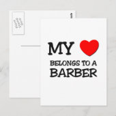 私のハートは理容師 ポストカード (正面/裏面)