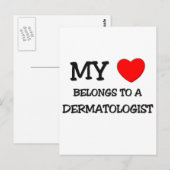 私のハートは皮膚科医だ ポストカード (正面/裏面)