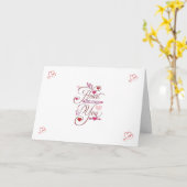 ***私のハートは私たちの記念日***あなたに属する カード (黄色い花)