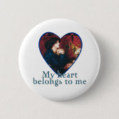 私のハートは私に属します 缶バッジ (正面)