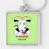 私のハートは私のパパのものだ キーホルダー (正面)