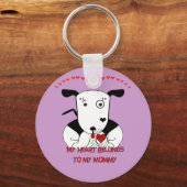 私のハートは私のママのものだ キーホルダー (正面)