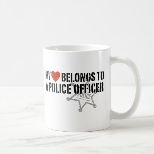 私のハートは警官だ コーヒーマグカップ (右)