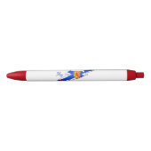 私のハートは谷ノバスコシアのペンレッド 黒ボールペン (正面)