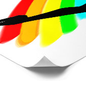 私のハートは踊りポスターパーソナライズされただ ポスター (角)