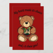 私のハートは選択した シーズンカード (正面/裏面)