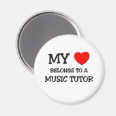 私のハートは音楽教師だ マグネット (正面/裏面)