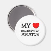 私のハートは飛行家だ マグネット (正面/裏面)