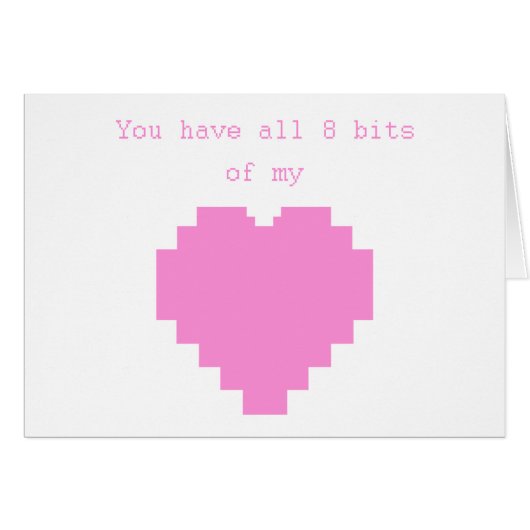 私のハートは8ビット全部 (正面横)