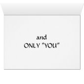 私のハートは「あなた」（あなたのみ）のものだ (内部横(下))