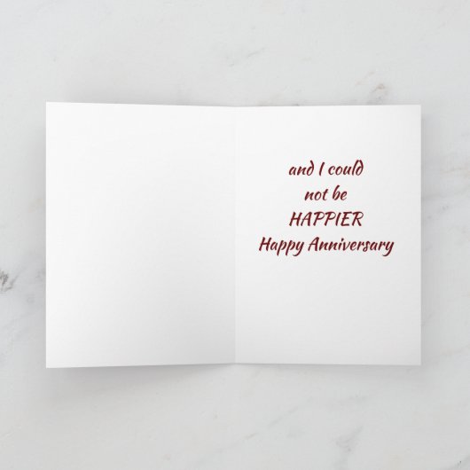 私のハートは「あなた」でいっぱいで、私は大好きです。 カード (内部)