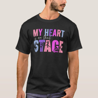 私のハートは、そのステージダンスのママDancer Mama Li上にある Tシャツ