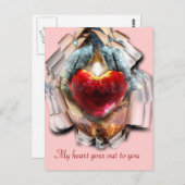 私のハートは… ポストカード (正面/裏面)