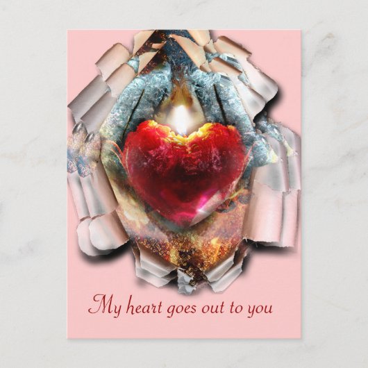 私のハートは… ポストカード (正面)
