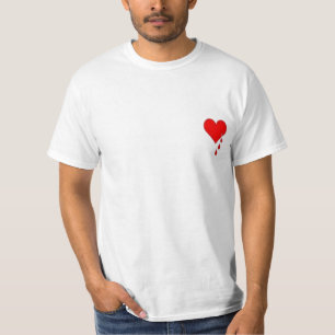私のハートは…出血します Tシャツ