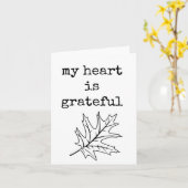 私のハートは、感謝、感謝状カード、1色 カード (黄色い花)