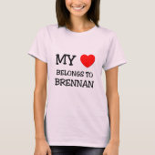 私のハートはBrennanに属します Tシャツ (正面)