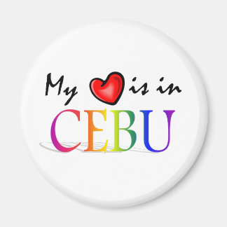 私のハートはCEBU冷凍機マグネットにある マグネット