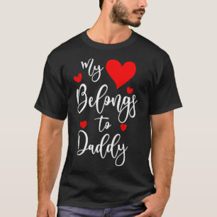 私のハートはDaddy Valentine S Day For Daddに属している Tシャツ