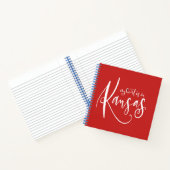 私のハートはKansas Notebookにあります ノートブック (内部)