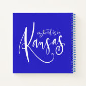 私のハートはKansas Notebookにあります ノートブック (裏面)