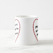 私のハートはMemereに属します コーヒーマグカップ (中央)