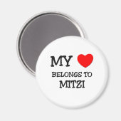 私のハートはMITZIのもの マグネット (正面/裏面)