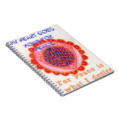 私のハートはPeace.pngのために家に帰る ノートブック (右側)