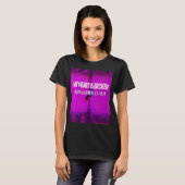 私のハートはVaporwave美学インディ 日本の Tシャツ (正面フル)