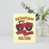 私のハートはvroomに行く! ポストカード (スタンド正面)