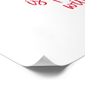 私のハートへの道はポーズドッグ引用文で舗装 ポスター (角)