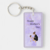 私のハートへの鍵:母の愛の瞬間 キーホルダー (正面)