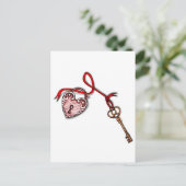 私のハートへの鍵～赤 ポストカード (スタンド正面)