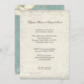 私のハートへの鍵、Doves Swirl Weddings招待状 招待状 (正面/裏面)