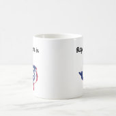 私のハートをテキサス州に コーヒーマグカップ (中央)