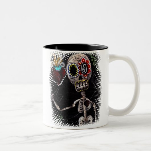 私のハートを取って下さい ツートーンマグカップ (右)