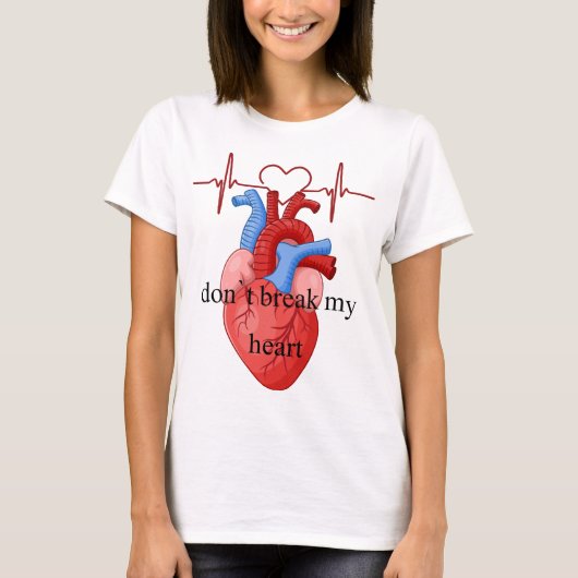 私のハートを壊さない – Emotional Art T-Shirt Tシャツ (正面)